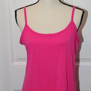 Torrid Size 1 Hot Pink Scoop Neck Tunic Cami